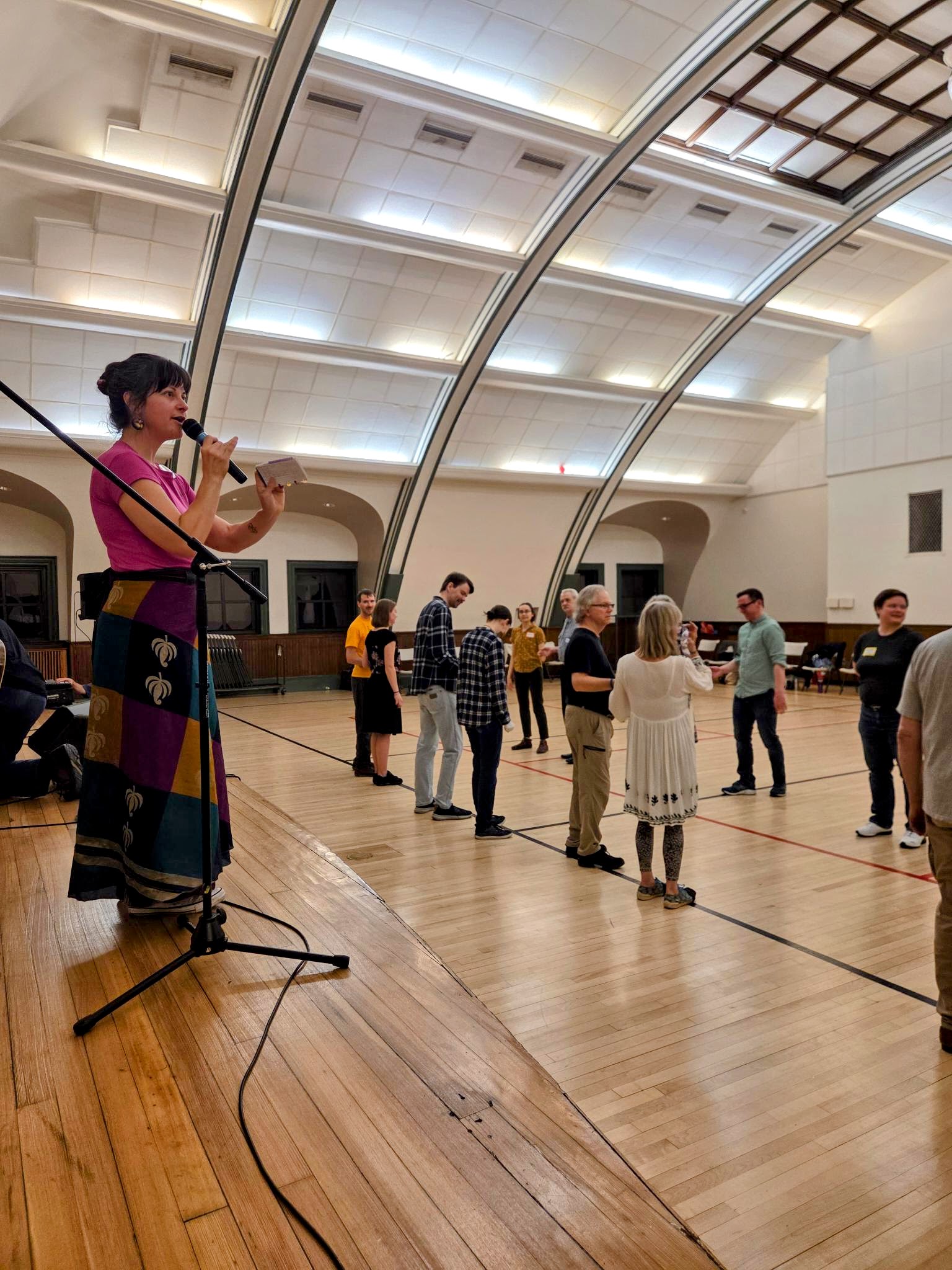 Jasmine Davis, contra dance caller
